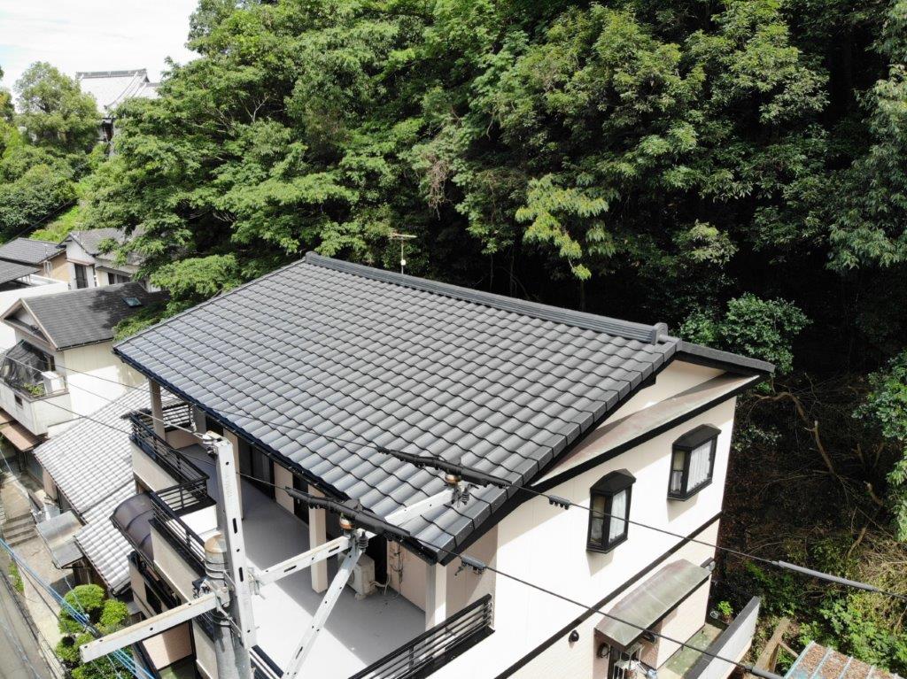 屋根瓦葺き替え 増築工事の施工事例 C 共栄住建 株式会社